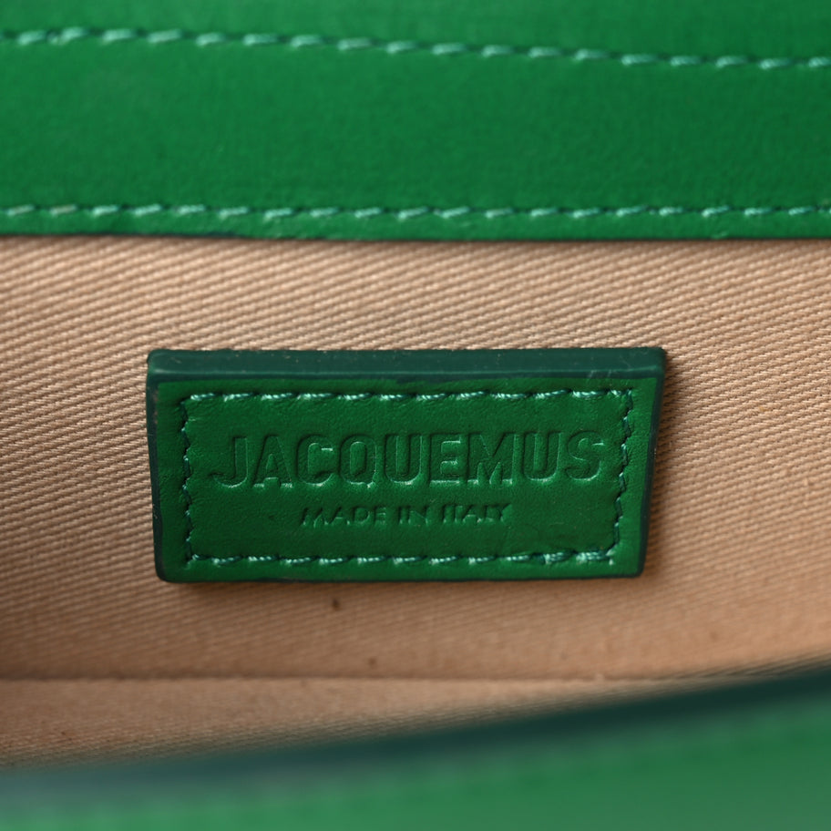 Jacquemus Smooth Calfskin Le Bambino Green Image 5