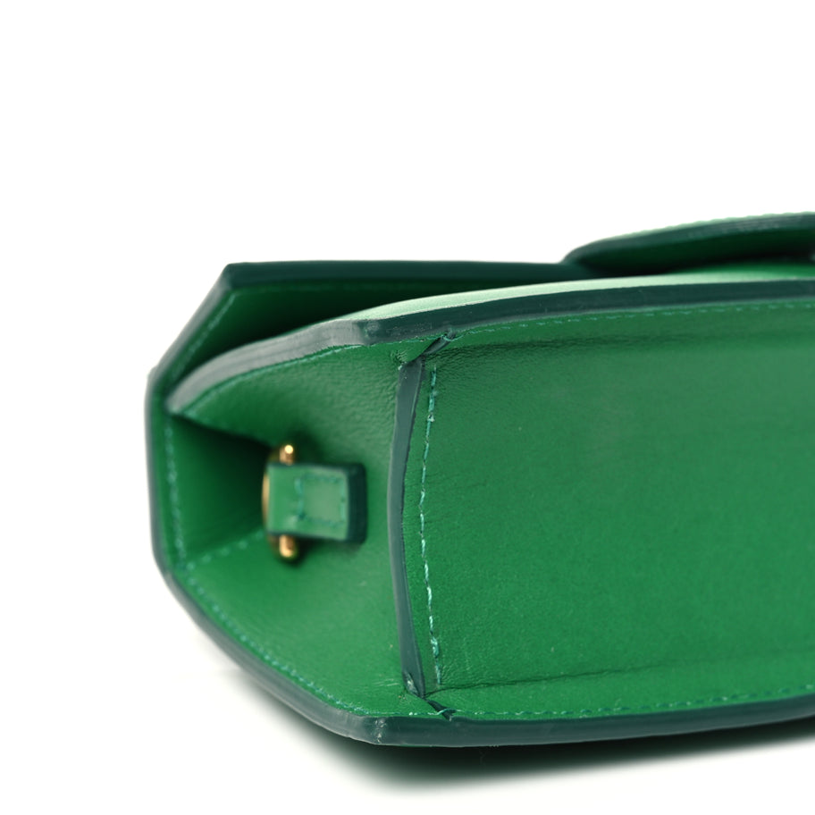 Jacquemus Smooth Calfskin Le Bambino Green Image 7