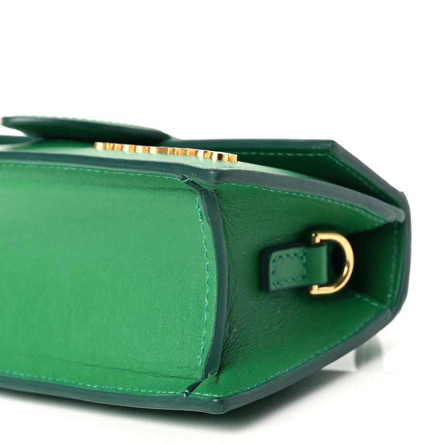 Jacquemus Smooth Calfskin Le Bambino Green Image 8