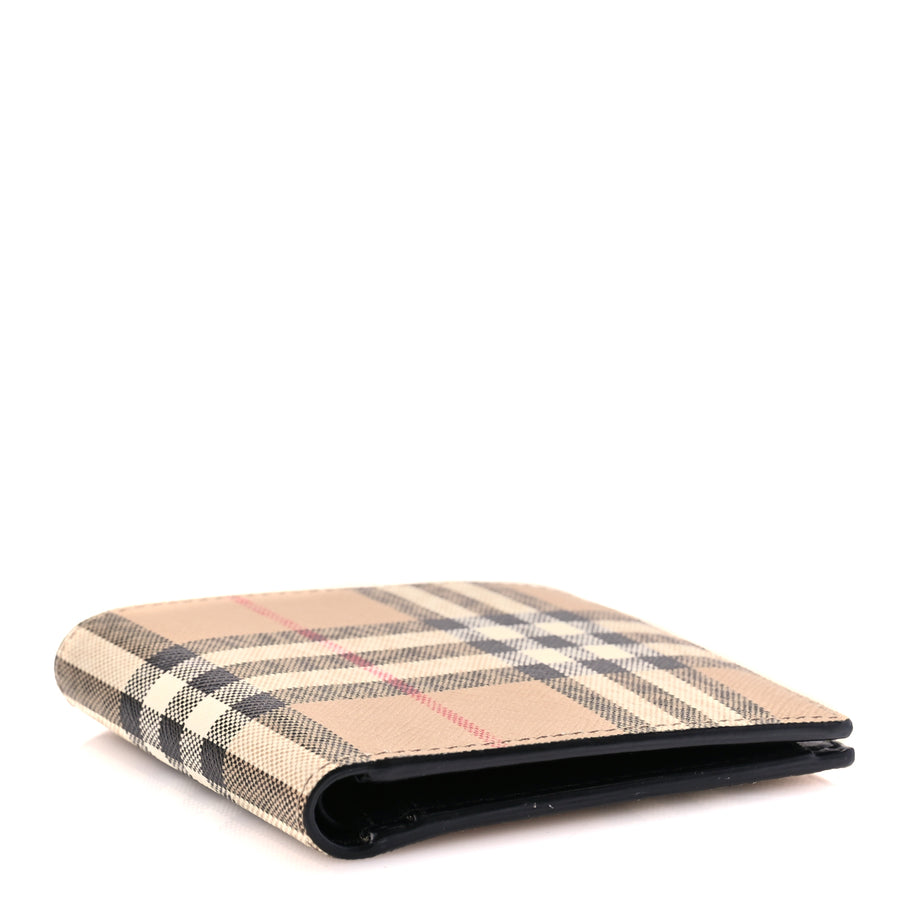 Burberry House Check Bifold Coin Wallet Archive Beige Image 4