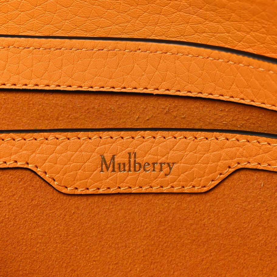 Mulberry Heavy Grain Billie Crossbody Bag Double Yellow Image 5