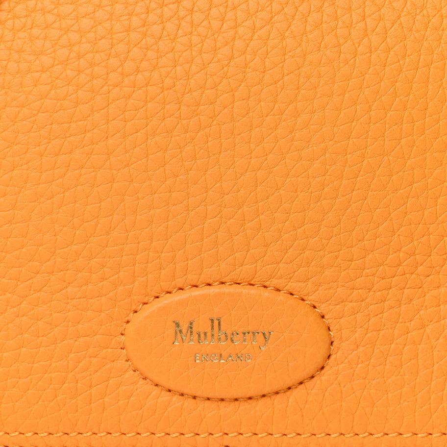 Mulberry Heavy Grain Billie Crossbody Bag Double Yellow Image 8