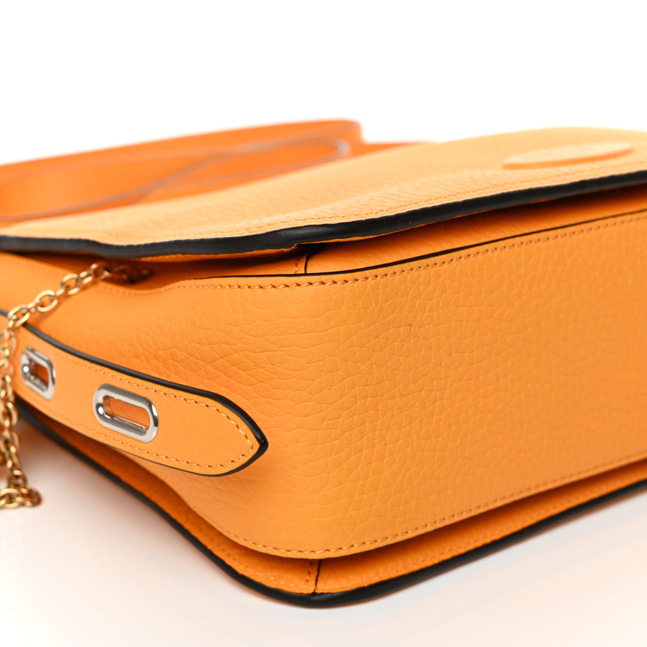 Mulberry Heavy Grain Billie Crossbody Bag Double Yellow Image 9