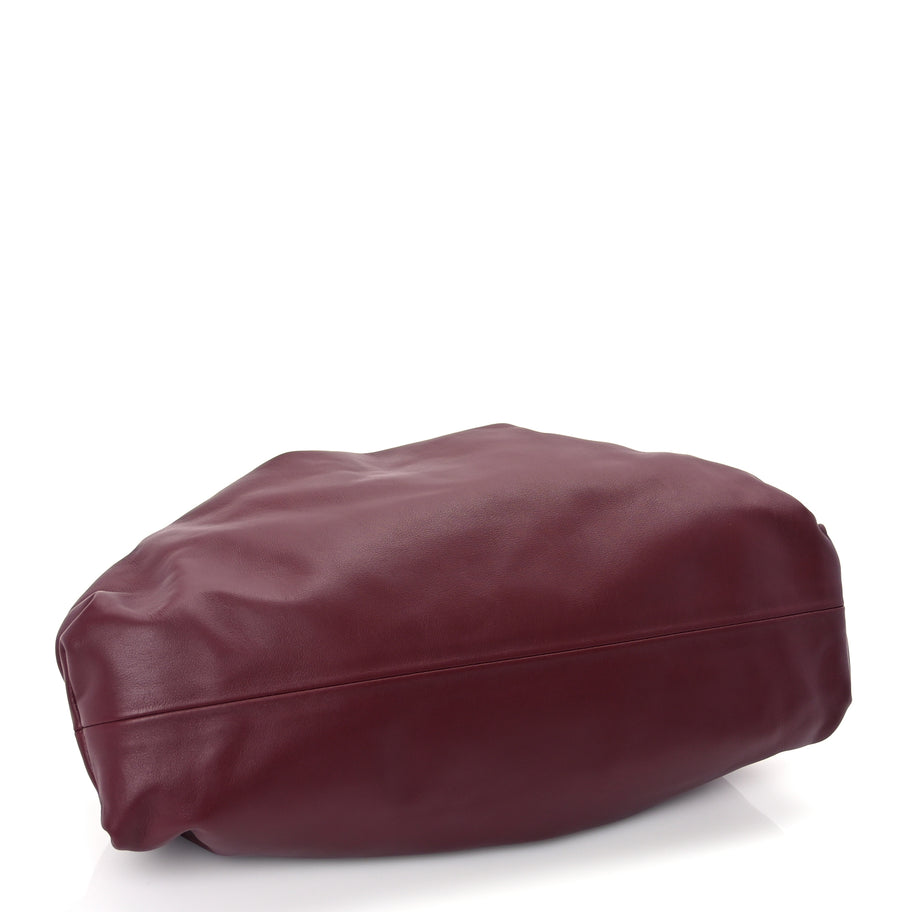 Bottega Veneta Smooth Butter Calf The Pouch Oversized Clutch  Bordeaux Image 4