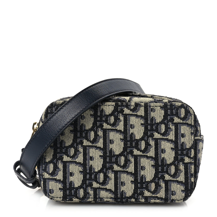Christian Dior Oblique Belt Pouch Blue Image 1