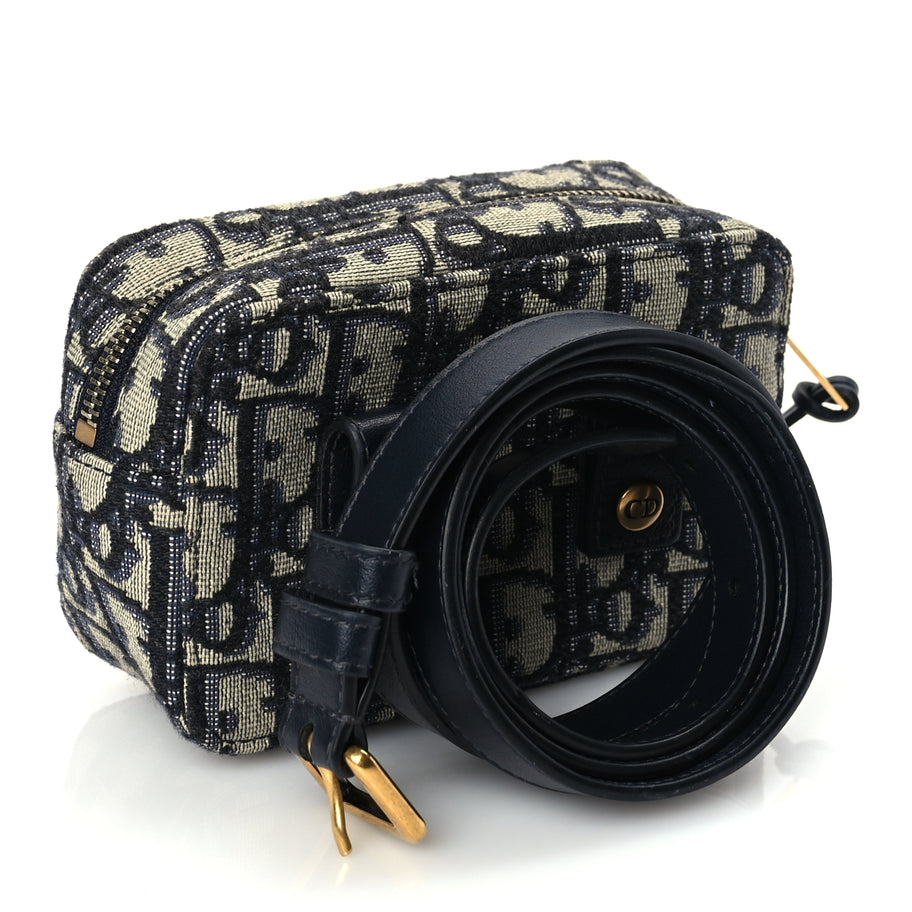 Christian Dior Oblique Belt Pouch Blue Image 2