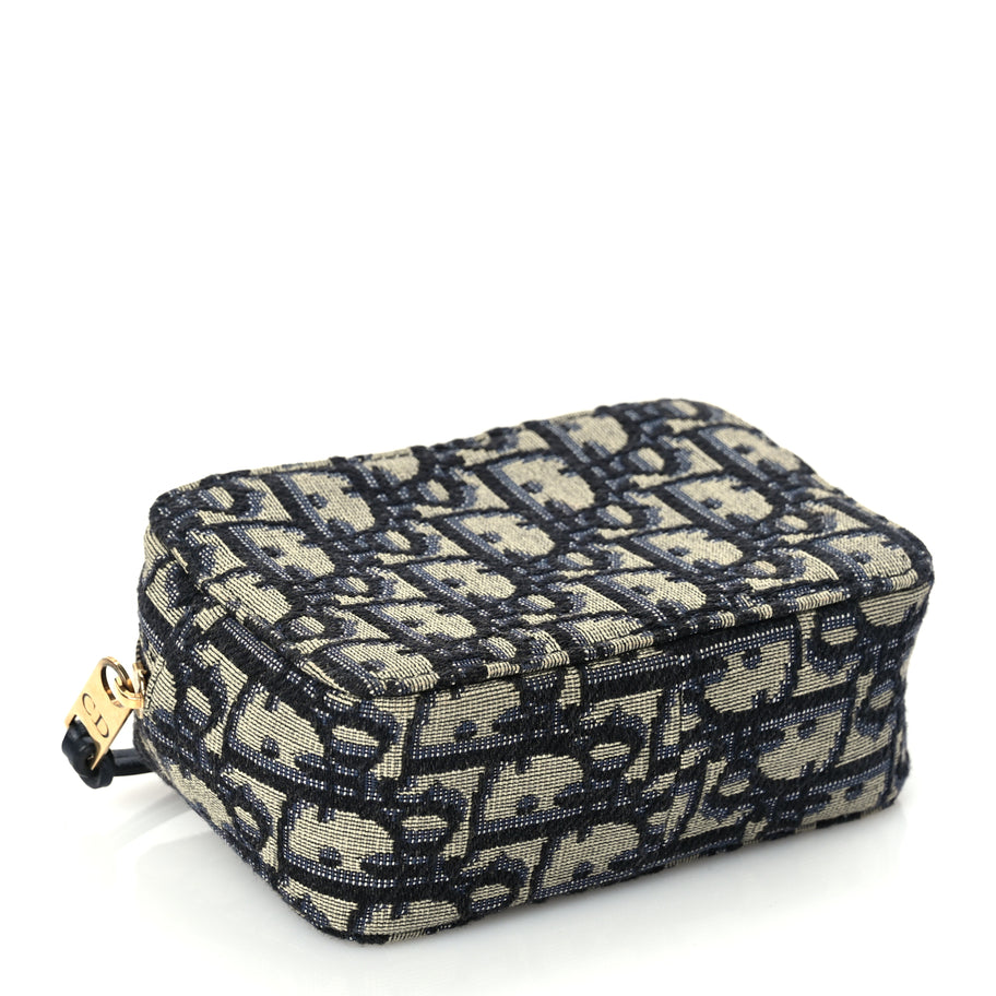 Christian Dior Oblique Belt Pouch Blue Image 3