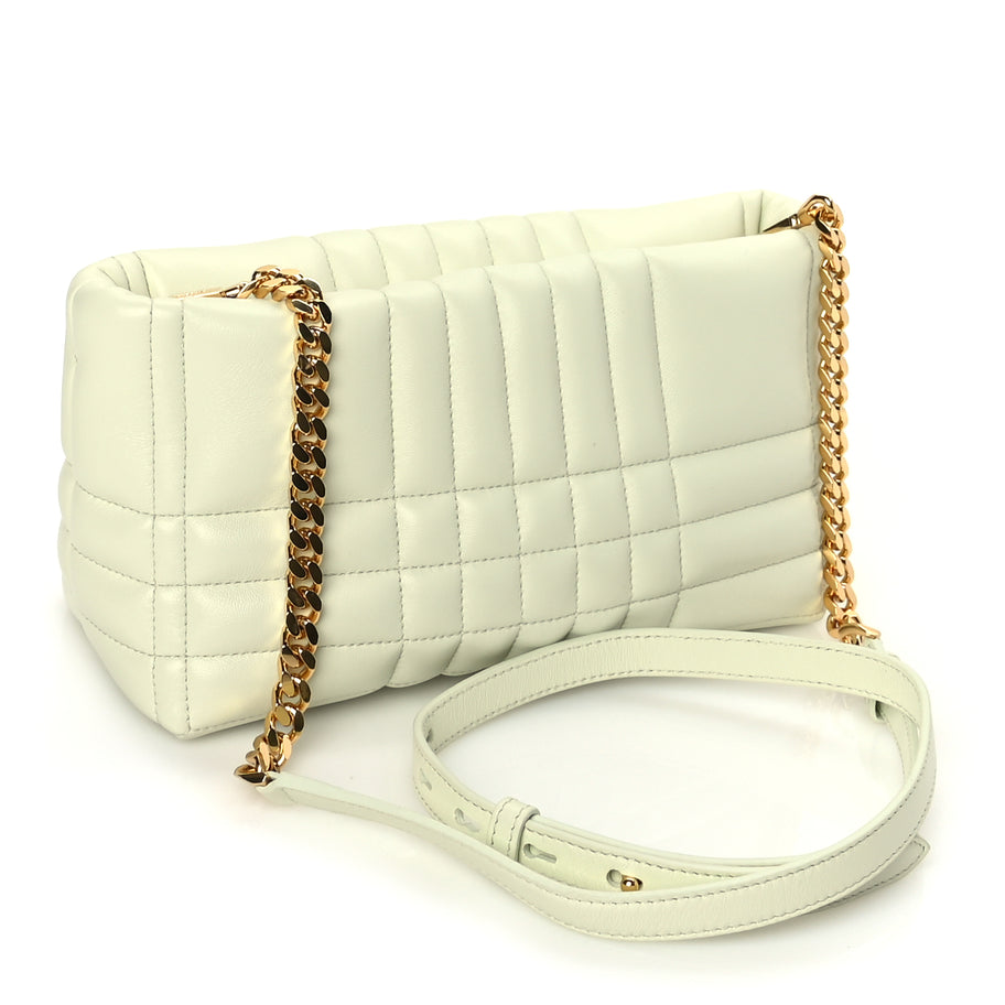 Burberry Lambskin Quilted Small Soft Lola Bag Pistachio Image 2