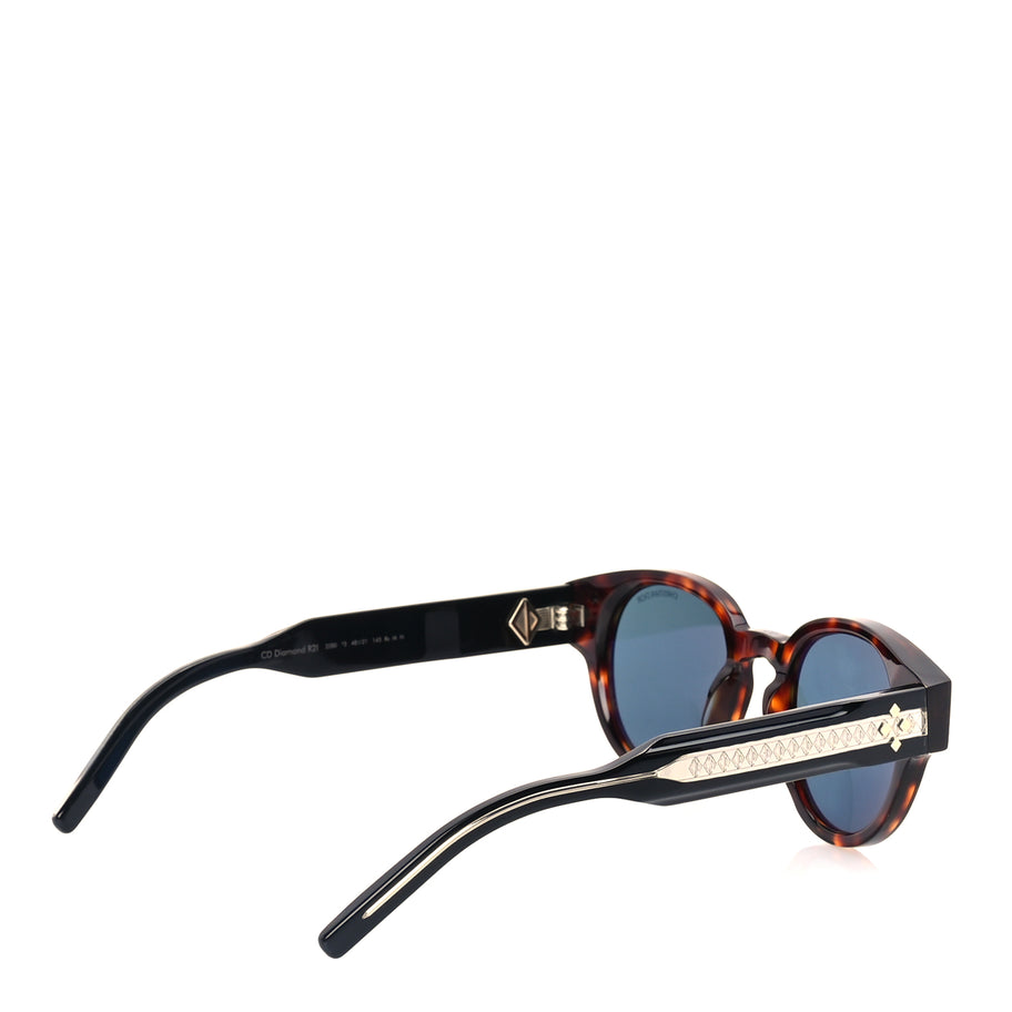 Christian Dior Acetate Rectangular CD Diamond R2I Sunglasses  Tortoise Image 3