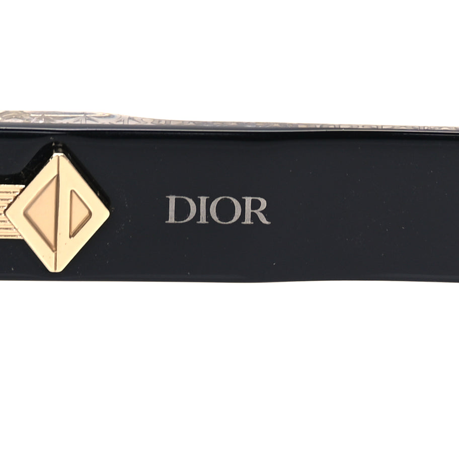 Christian Dior Acetate Rectangular CD Diamond R2I Sunglasses  Tortoise Image 6