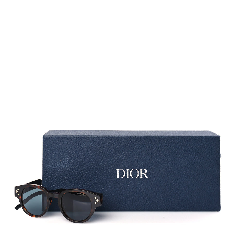Christian Dior Acetate Rectangular CD Diamond R2I Sunglasses  Tortoise Image 7
