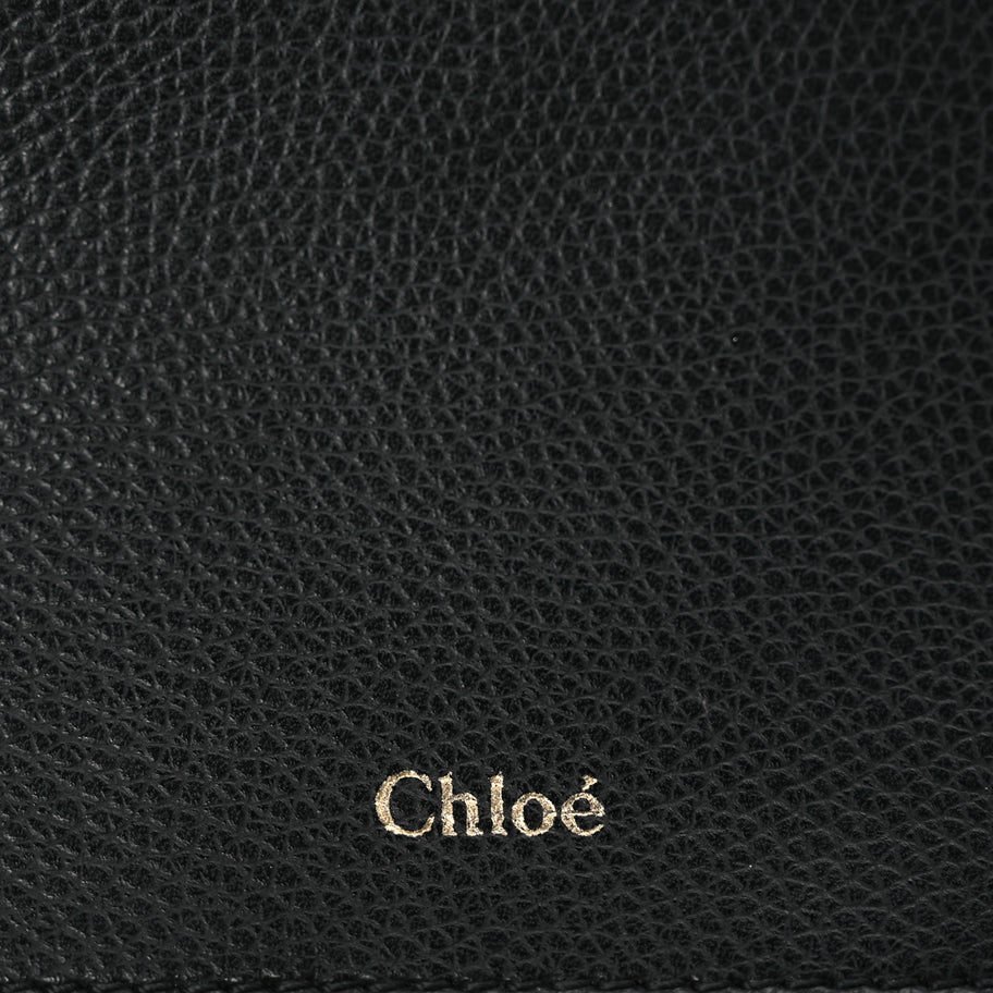 Chloe Smooth Grained Calfskin Aby Pouch Black Image 6