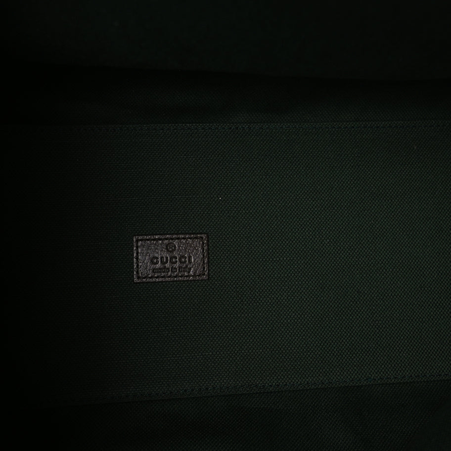 Gucci GG Monogram Web Large Giglio Tote Beige Brown Image 5