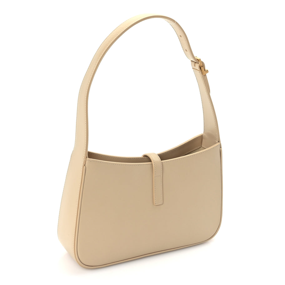 Saint Laurent Smooth Calfskin Le 5 A 7 Hobo Dark Beige Image 2