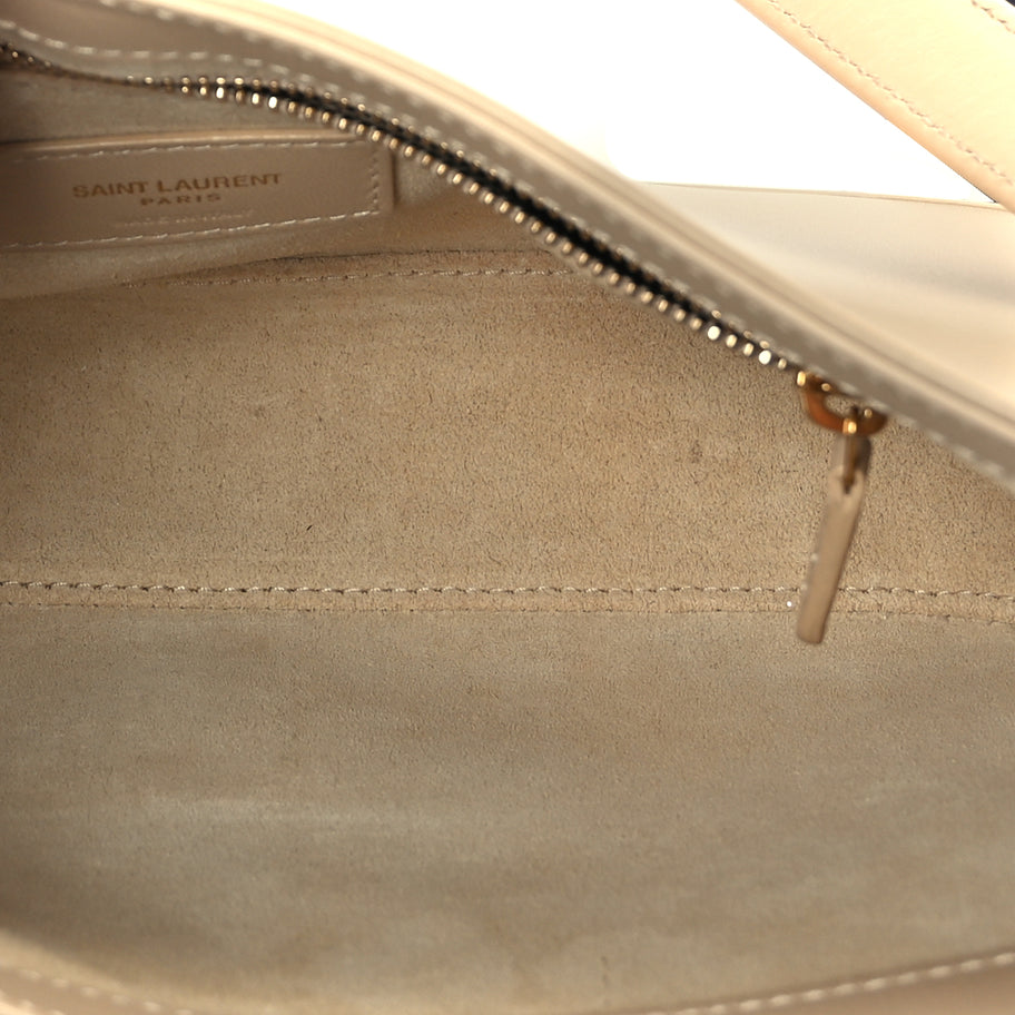 Saint Laurent Smooth Calfskin Le 5 A 7 Hobo Dark Beige Image 4