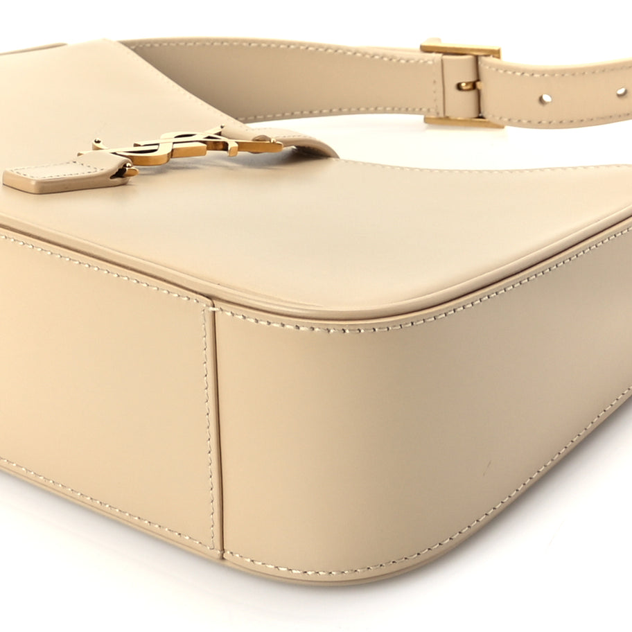 Saint Laurent Smooth Calfskin Le 5 A 7 Hobo Dark Beige Image 8