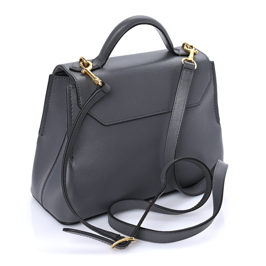 Mulberry Small Classic Grain Calfskin Mini Seaton Grey Image 2