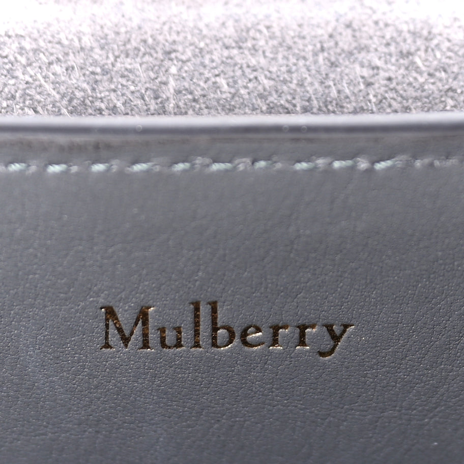 Mulberry Small Classic Grain Calfskin Mini Seaton Grey Image 5