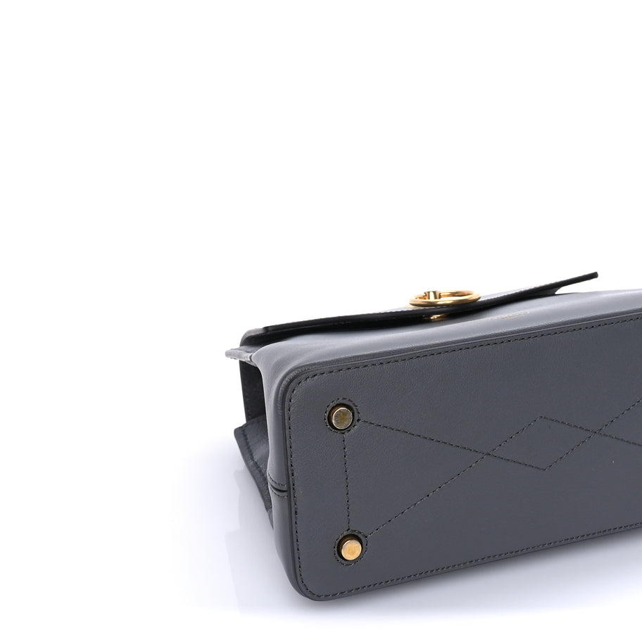 Mulberry Small Classic Grain Calfskin Mini Seaton Grey Image 7