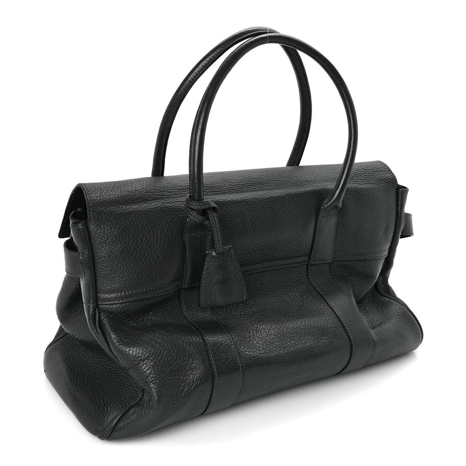 Mulberry Pebbled Calfskin Bayswater Graphite Image 2