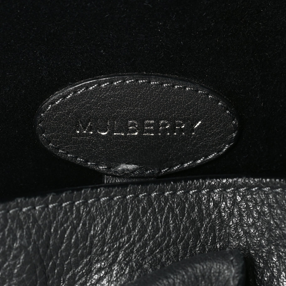 Mulberry Pebbled Calfskin Bayswater Graphite Image 5