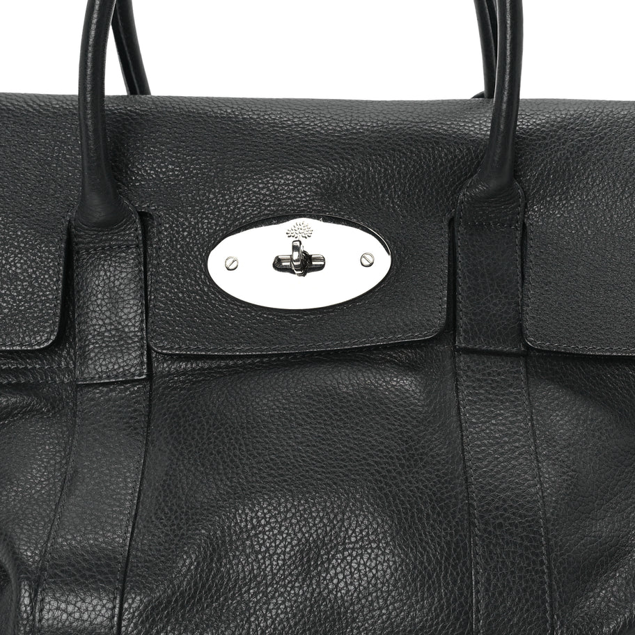 Mulberry Pebbled Calfskin Bayswater Graphite Image 6