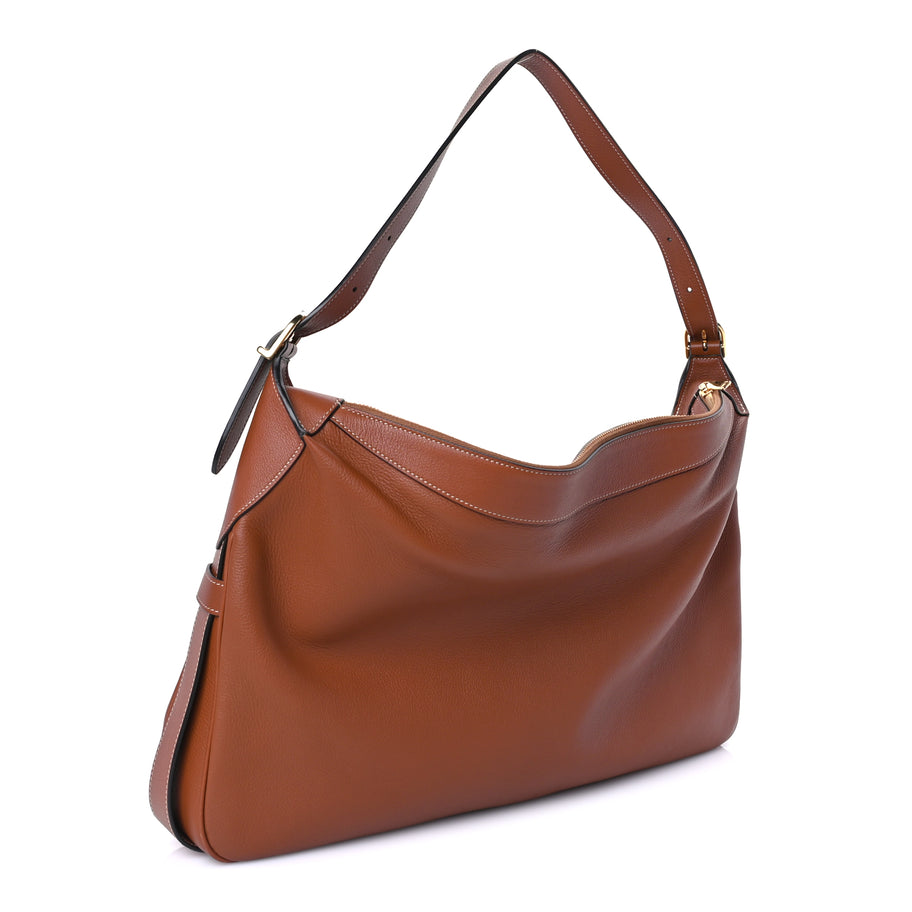 Celine Supple Calfskin Large Romy Shoulder Bag  Tan Image 2