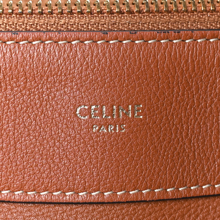 Celine Supple Calfskin Large Romy Shoulder Bag  Tan Image 5