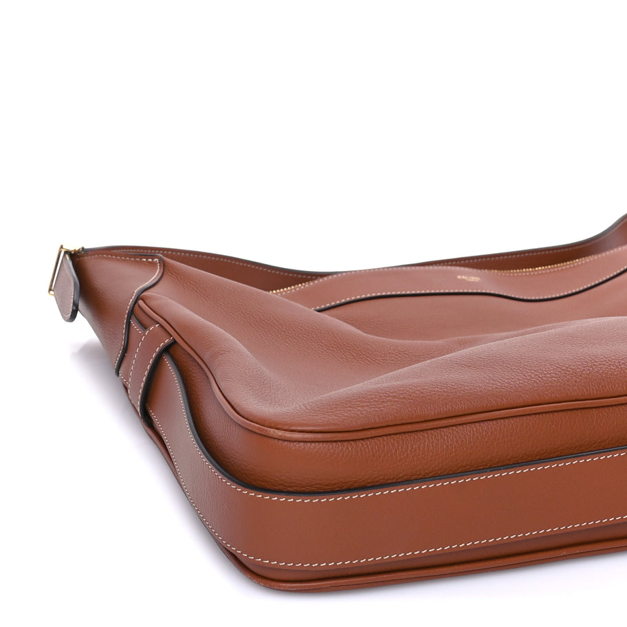 Celine Supple Calfskin Large Romy Shoulder Bag  Tan Image 7