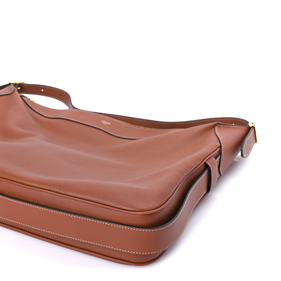 Celine Supple Calfskin Large Romy Shoulder Bag  Tan Image 8