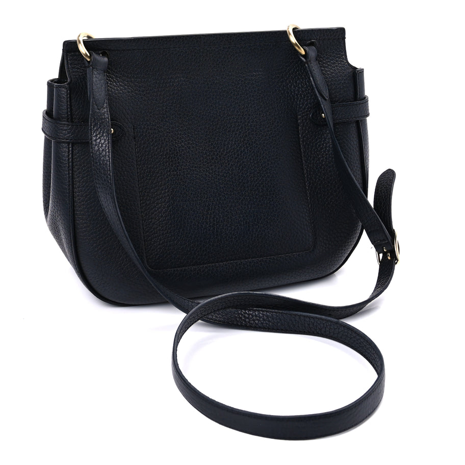 Mulberry Small Classic Grain Calfskin Small Amberley Satche Black Image 2