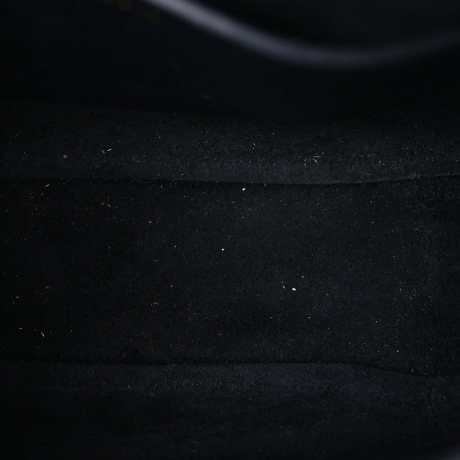 Mulberry Small Classic Grain Calfskin Small Amberley Satche Black Image 4