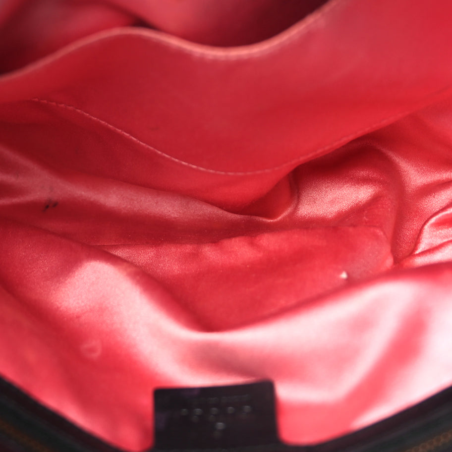 Gucci Velvet Matelasse Medium GG Marmont Shoulder Bag Black Image 4