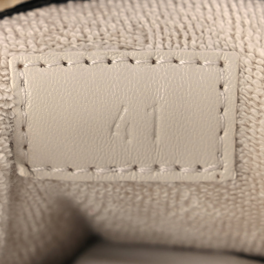 Gucci Calfskin GG Supreme Crystals Web Screener Sneakers Beige Ebony Wild Rose Image 5