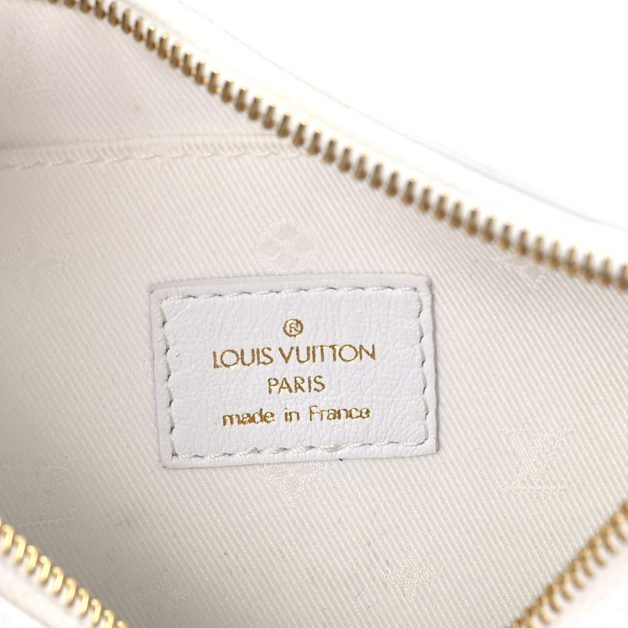 Louis Vuitton Calfskin Bubblegram Over The Moon White Image 5