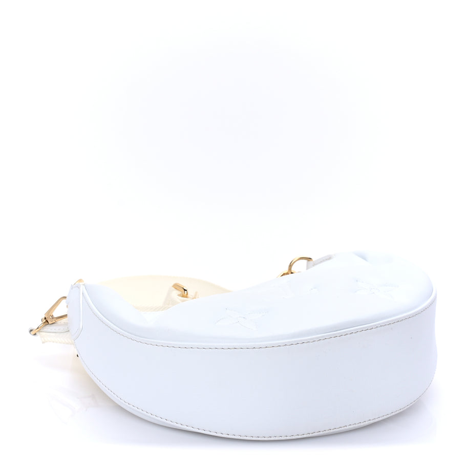 Louis Vuitton Calfskin Bubblegram Over The Moon White Image 7