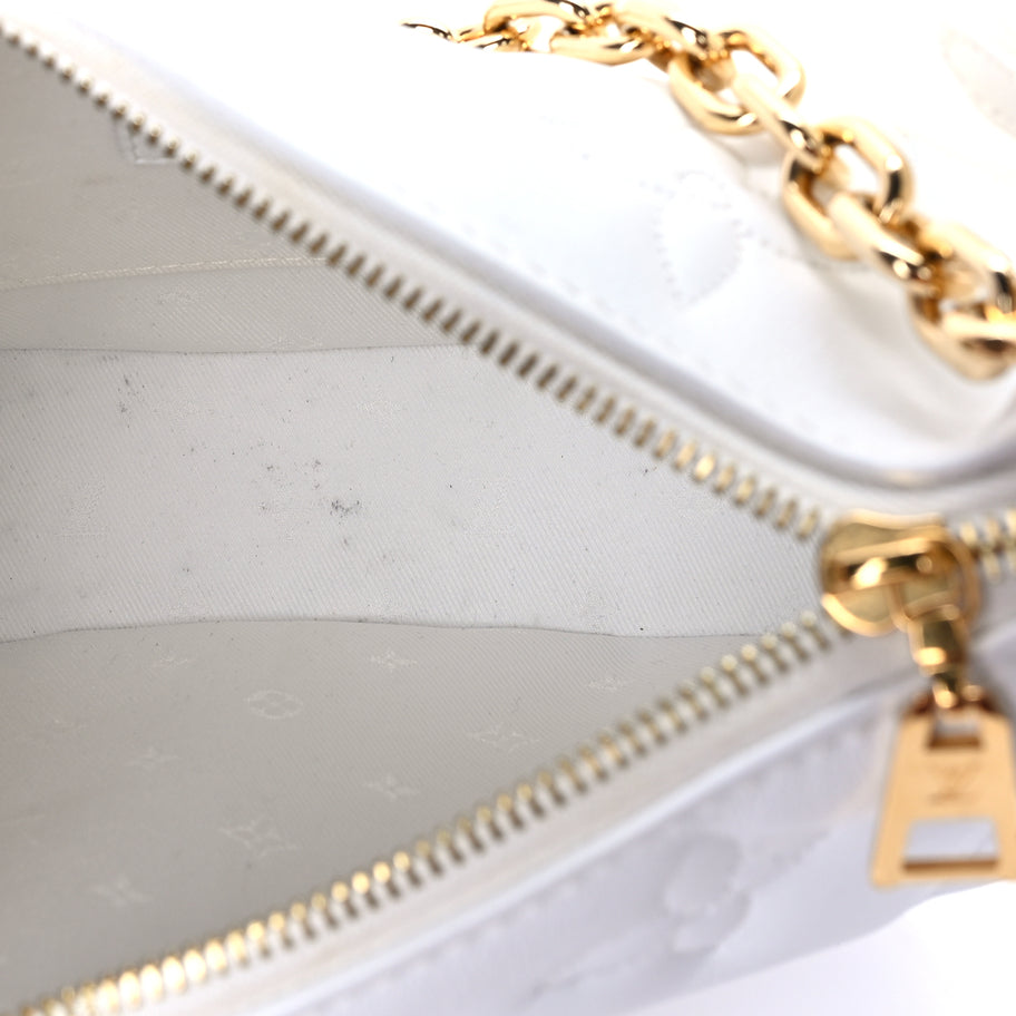Louis Vuitton Calfskin Bubblegram Over The Moon White Image 8