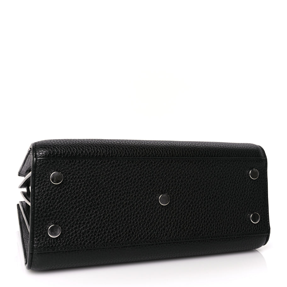 Saint Laurent Grained Calfskin Baby Sac De Jour Black Image 3