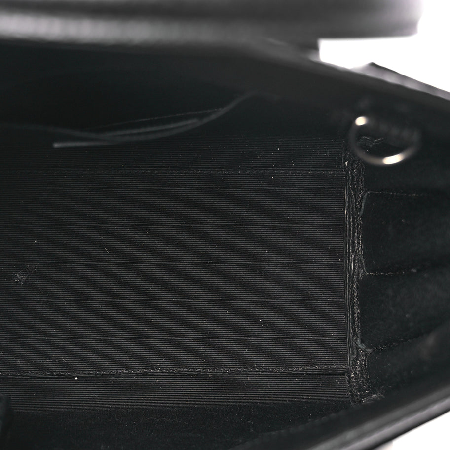 Saint Laurent Grained Calfskin Baby Sac De Jour Black Image 4