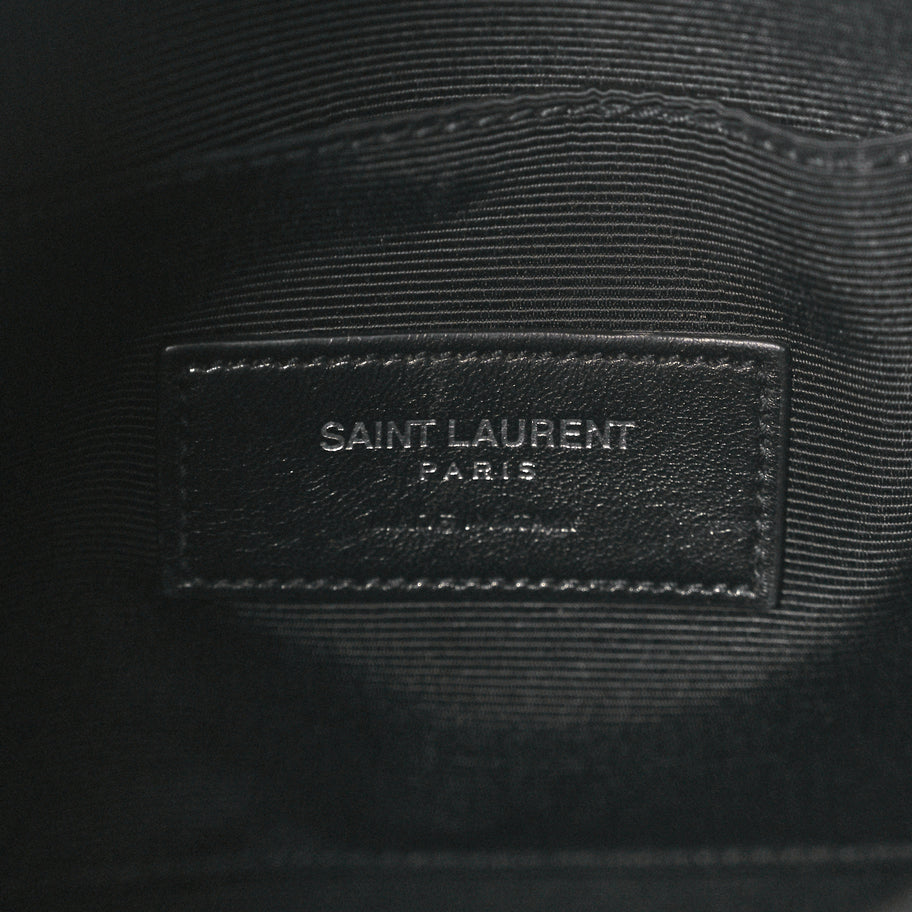 Saint Laurent Grained Calfskin Baby Sac De Jour Black Image 5