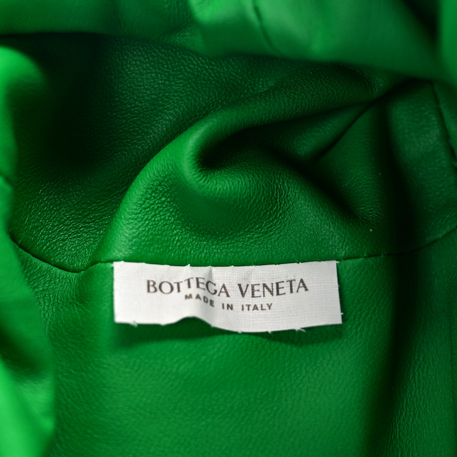 Bottega Veneta Metallic Nappa Intrecciato The Mini Pouch Parakeet Image 5