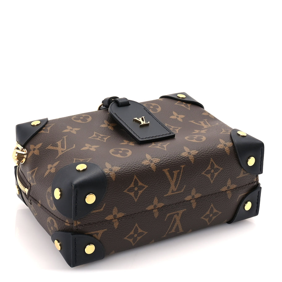 Louis Vuitton Monogram Petite Malle Souple  Black Image 3