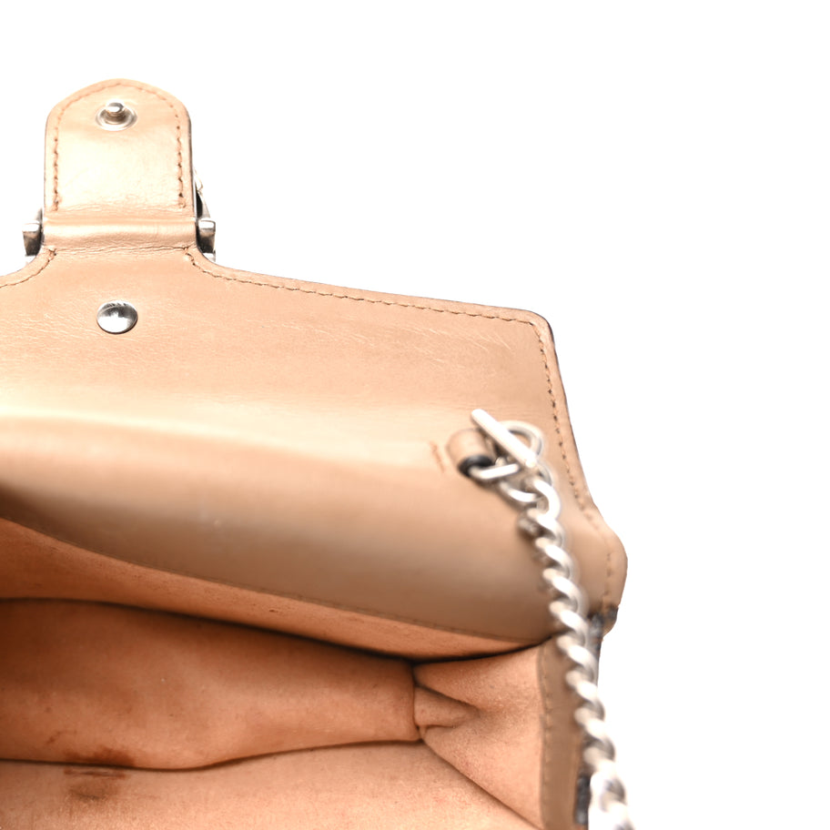 Gucci GG Supreme Monogram Super Mini Dionysus Shoulder Bag Taupe Image 4