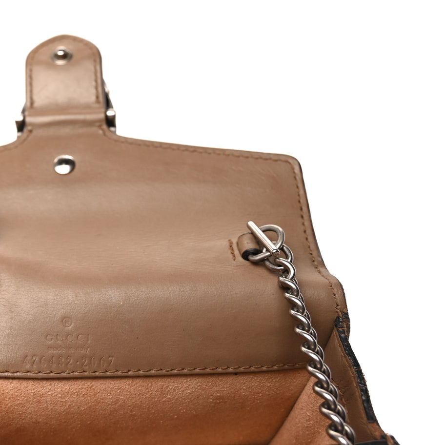 Gucci GG Supreme Monogram Super Mini Dionysus Shoulder Bag Taupe Image 5
