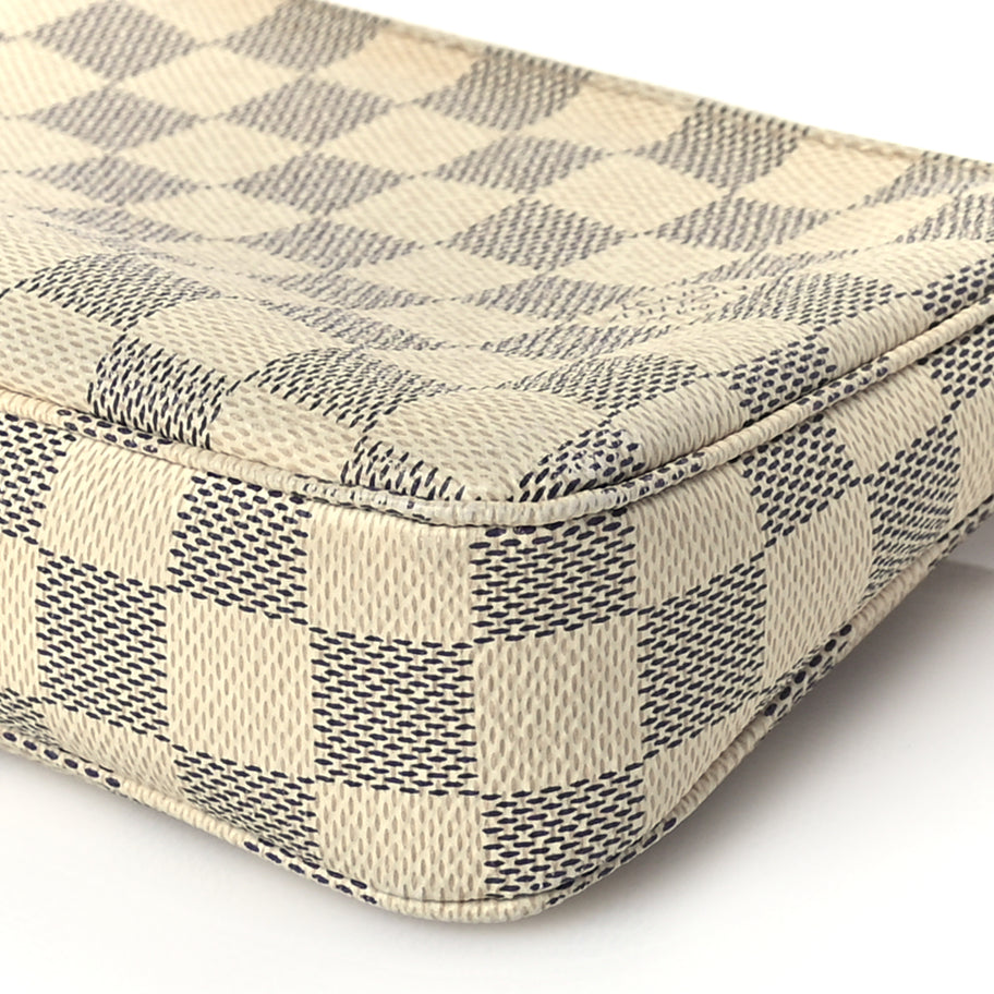 Louis Vuitton Damier Azur Pochette Accessories NM Image 8