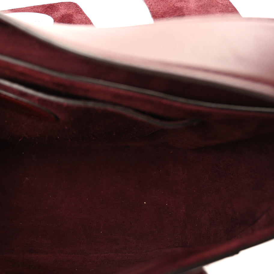 Mulberry Shiny Smooth Calfskin East West Bayswater  Black Cherry Image 4