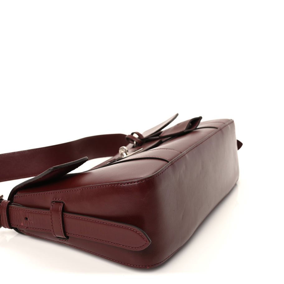 Mulberry Shiny Smooth Calfskin East West Bayswater  Black Cherry Image 7