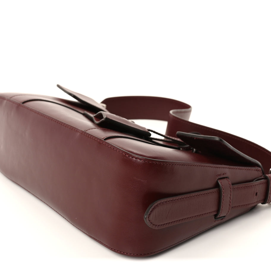 Mulberry Shiny Smooth Calfskin East West Bayswater  Black Cherry Image 8