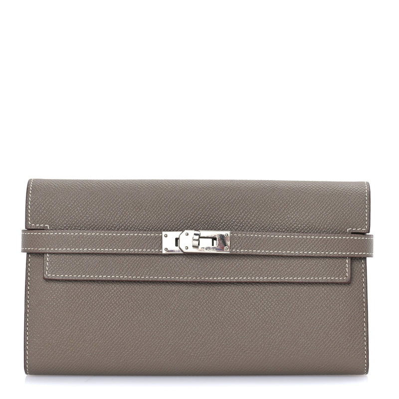  Hermes Epsom Kelly Longue Wallet Etoupe