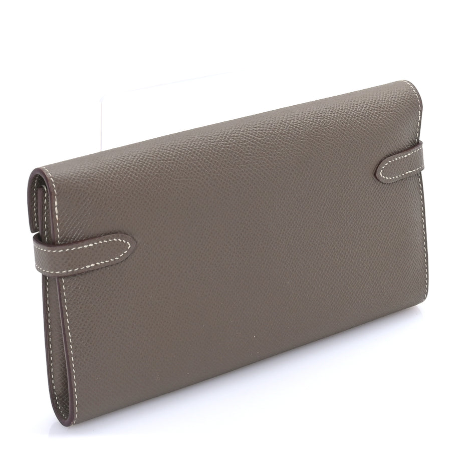 Hermes Epsom Kelly Longue Wallet Etoupe Image 3